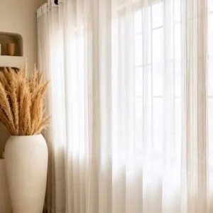 Rideaux simple transparant